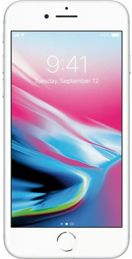 iPhone 8 128GB Silver (Unlocked) - The BuyBackWorld Store