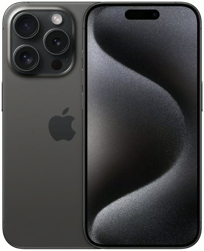 iPhone 15 Pro 256GB Black Titanium (Unlocked) Refurbished Used