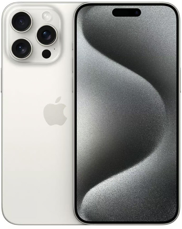 iPhone 15 Pro Max 512GB White Titanium (Unlocked) Refurbished Used